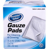 Premier Value Sterile Pads 25 ct 2X2 - 25 ct