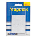 Round Flexible Disc Magnets, Black, 1/2" - 1 Pkg