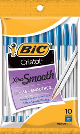 Bic Stix Pen 10pk, Blue - Medium