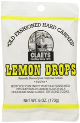 Claeys Lemon Candies, Lemon, 6oz  - Each