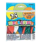 Balloon, Assortment, 9" - 1 Pkg