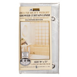 Deluxe Vinyl Shower Curtain Clear, Clear, 70"X72" - 1 Pkg