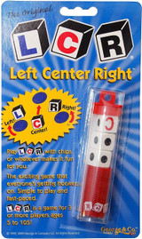 LCR Left Center Right Dice Game with Chips
