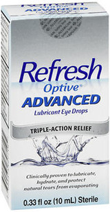 Refresh Optive Advanced Lubricant Eye Drops - .33 oz