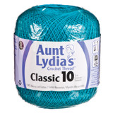 Aunt Lydia's Classic Crochet Thread, Peacock, 350 Yds. - 3 Pkgs