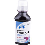 Premier Value Nighttime Sleep-Aid Berry Liquid - 12 oz