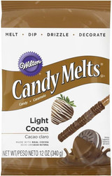 Melting Wafers, Candy / Cake Decorating, Light Cocoa, 14/12 oz - 1 Pkg