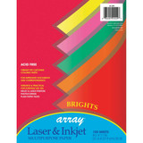 Colored Copy Paper-Brights, Assorted, 8.5X11" - 1 Pkg