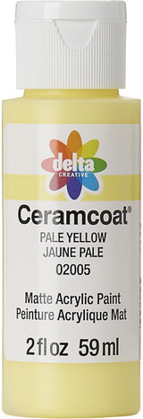 Ceramcoat Acrylic Paint, Pale Yellow, 2 oz - 1 Pkg