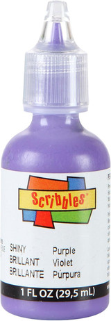 Scribbles Dimensional Fabric Paint, Purple, 1 oz - 1 Pkg