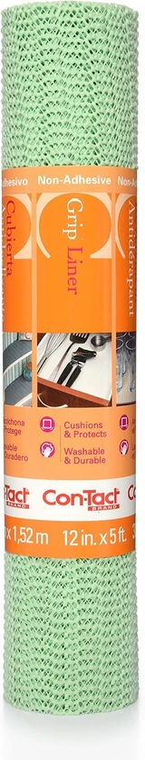 Grip-It Shelf Liner, Sage, 12"X5' - 1 Roll
