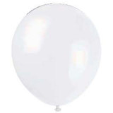 Balloon, White, 12" - 1 Pkg