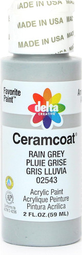 Ceramcoat Acrylic Paint, Rain Grey, 2 oz - 1 Pkg