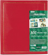 Magnetic Photo Album 3 Ring, 100 Pg - 1 Pkg
