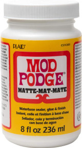 Mod Podge Glue, Matte, 8 oz - 1 Pkg