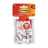 Command Adhesive Small Wire Hook, Clear, Small - 1 Pkg