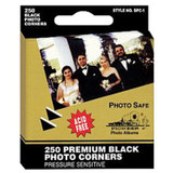 Photo Mount Corners, Black - 1 Pkg