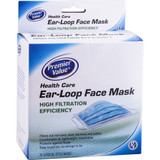 Premier Value Earloop Masks, 20ct