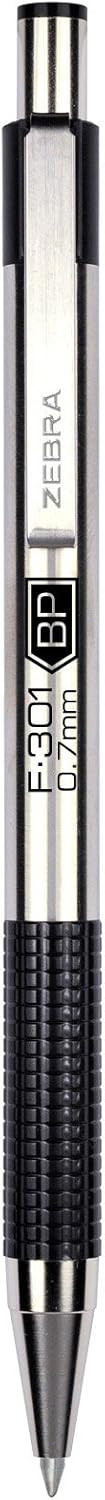 F-301 Retractable Pen, Black, Fine - 1 Pkg