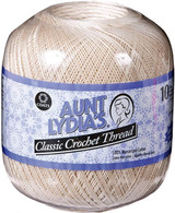 Aunt Lydia's Crochet Thread, White, 1000 Yd. - 3 Pkgs