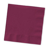 Solid Color Luncheon Napkins, Burgundy, 50 Ct - 1 Pkg