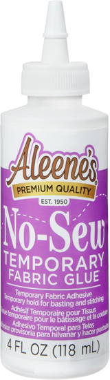 Aleene's No Sew Fabric Glue, 4 oz - 1 Pkg