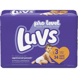 Luvs Ultra Leakguards Diapers Size 3 - 4 packs of 34