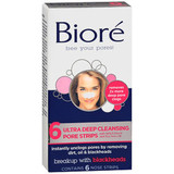 Biore Ultra Deep Cleansing Pore Strips Nose - 6 strips