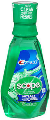 Scope Crest Outlast Mouthwash - 16.9 oz