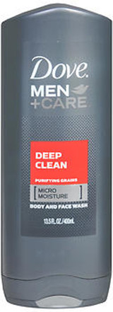 Dove Men + Care Deep Clean Body and Face Wash - 13.5 oz