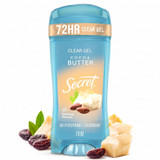 Secret Scent Expressions Anti-Perspirant Deodorant Clear Gel Cocoa Butter Kiss - 2.6 oz
