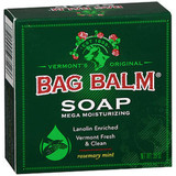 Bag Balm Mega Moisturizing Soap Rosemary Mint  - 3.9 oz Bar