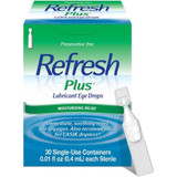 Refresh Plus Lubricant Eye Drops Single-Use Containers - 30 ct