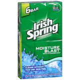 Irish Spring Deodorant Soap Bars Moisture Blast - 6 ea