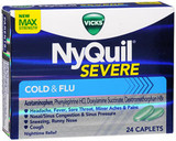 Vicks NyQuil Severe Cold & Flu Caplets - 24 ct