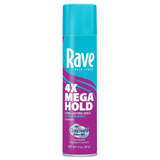 Rave 4X Mega Hairspray Unscented - 11 oz