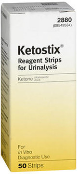 Ketostix Reagent Strips for Urinalysis, Ketone Test  - 50 ct