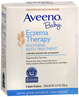 Aveeno Baby Fragrance Free Soothing Bath Treatment Packets - 5 ct