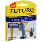 Futuro Sport Performance Compression Calf Sleeve Small/Medium - 1 Sleeve