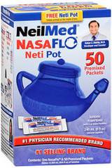 NeilMed NasaFlo Nasal Rinse Device with Packets - 1 each