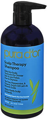 Pura D'or Scalp Therapy Shampoo - 16 oz