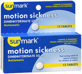 Sunmark Motion Sickness Tablets - 12 ct