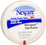 Nexcare First Aid Micropore Gentle Paper Tape 1/2 Inch X 10 Yards - Each