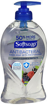 Softsoap Antibacterial Hand Soap With Moisturizers White Tea & Berry Fusion - 11.25 oz