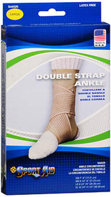 Sport Aid Double Strap Ankle Support LG - 1 ea.