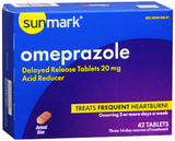 Sunmark Omeprazole Tablets - 42 ct