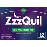 ZzzQuil Nighttime Sleep Aid - LiquiCaps - 12 Ct.