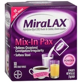MiraLAX Powder Packets - 10 ct