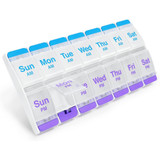 Ezy Dose 7-Day AM/PM Push Button Pill Reminder XL - 1 ea. #67585