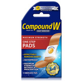 Compound W Wart Remover One Step Pads - 14 Pads